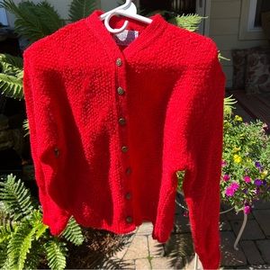 Cardigan - Pendleton, 100% Wool, Size S